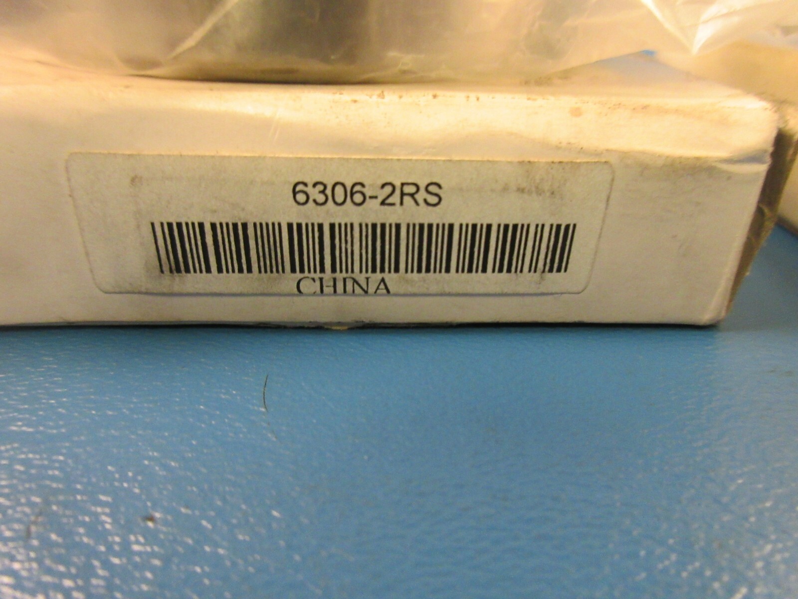 Lot of 2 China 6306 2RS Single Row Radial Bearing, Double Sealed Roller Bearing