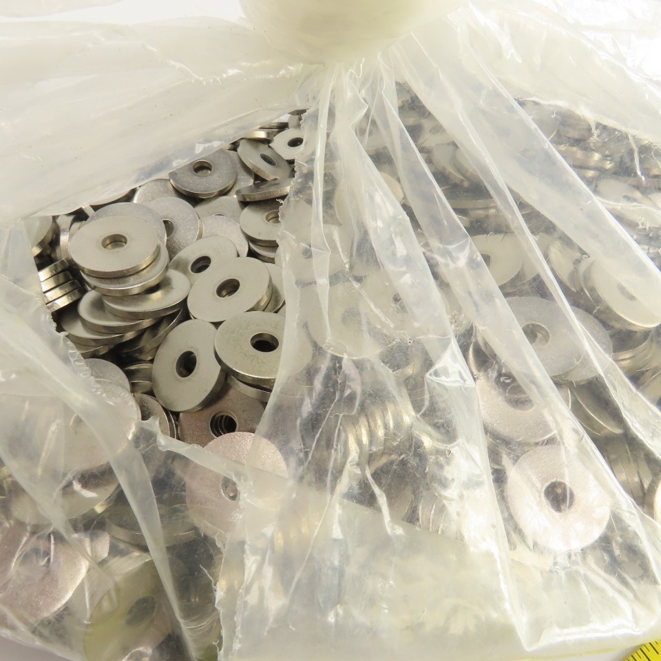 1″ OD x 1/4″ ID Stainless Steel Flat Washer 0.1125″ + / – Thick Lot Of 1000+