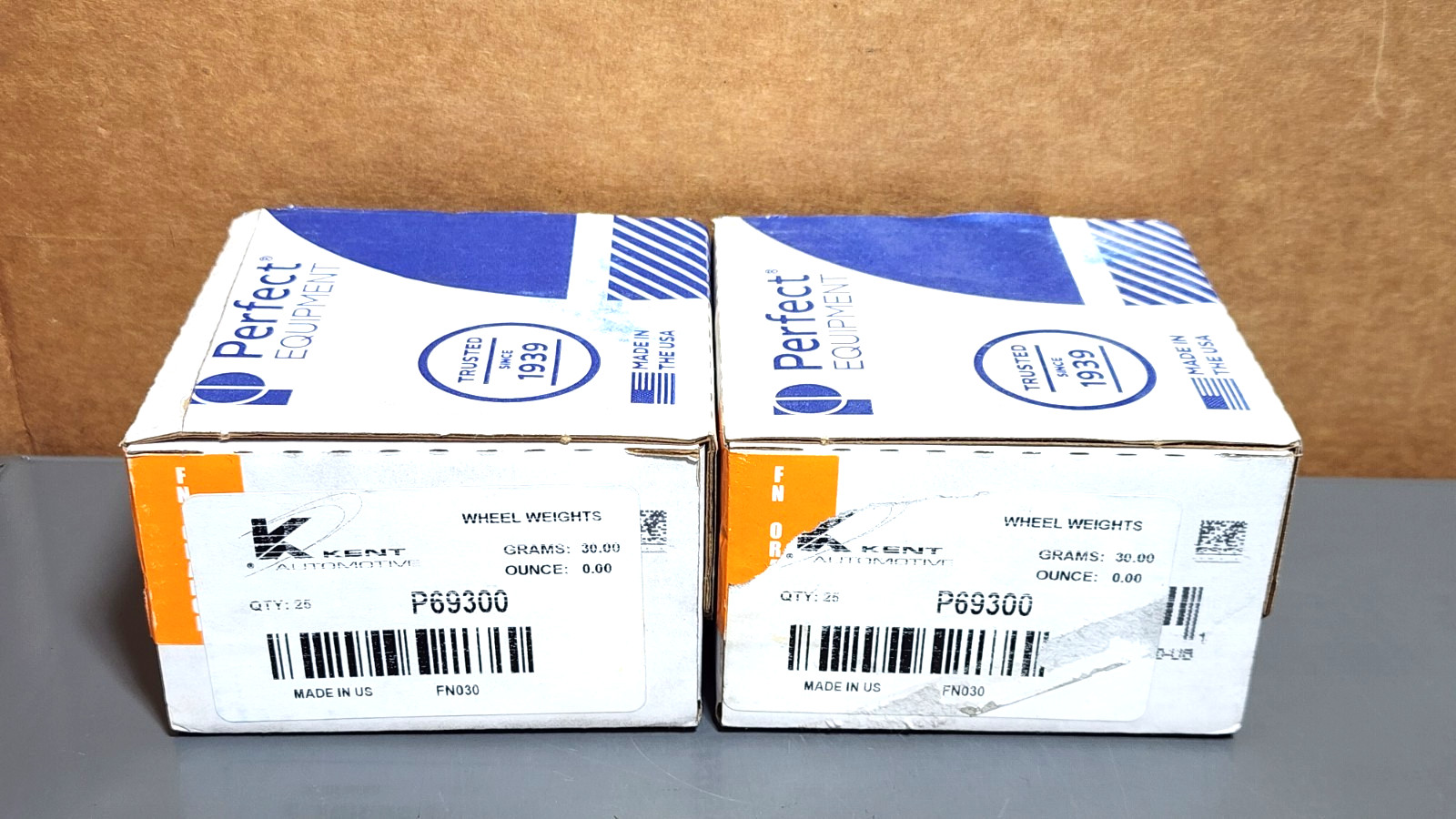 PERFECT EQUIPMENT P69300 Wheel Weights 30 Grams (Qty 50)