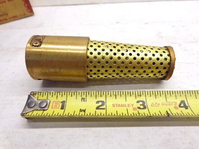 Vntg NOS Clayton MARK & Co No 5340 Brass Foot Valve w/Strainer 3/4″ Water Well