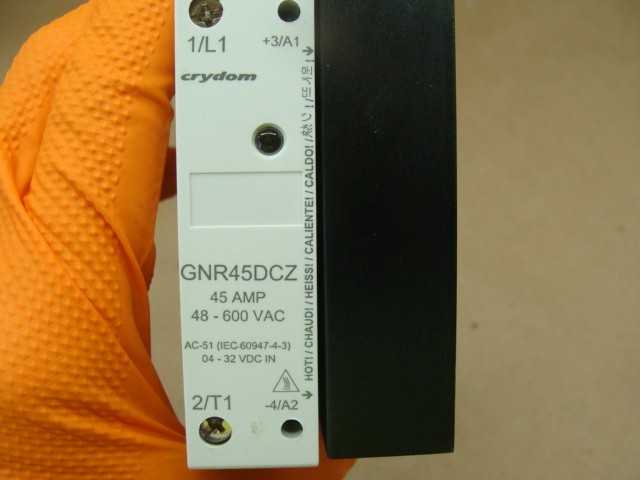 CRYDOM SOLID STATE RELAY DIN RAIL MOUNT GNR45DCZ 45A 48-600VAC