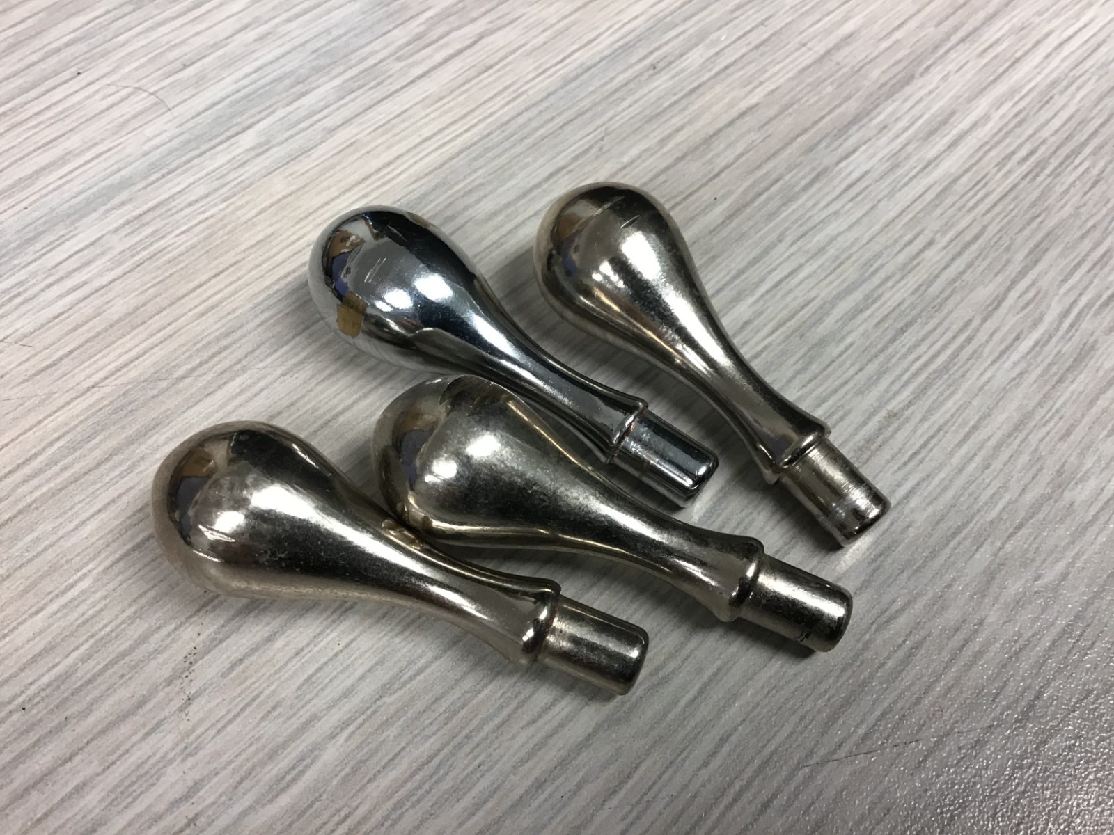 (4PCS) Handle grip for revolving handwheel NON THREADED-.250″