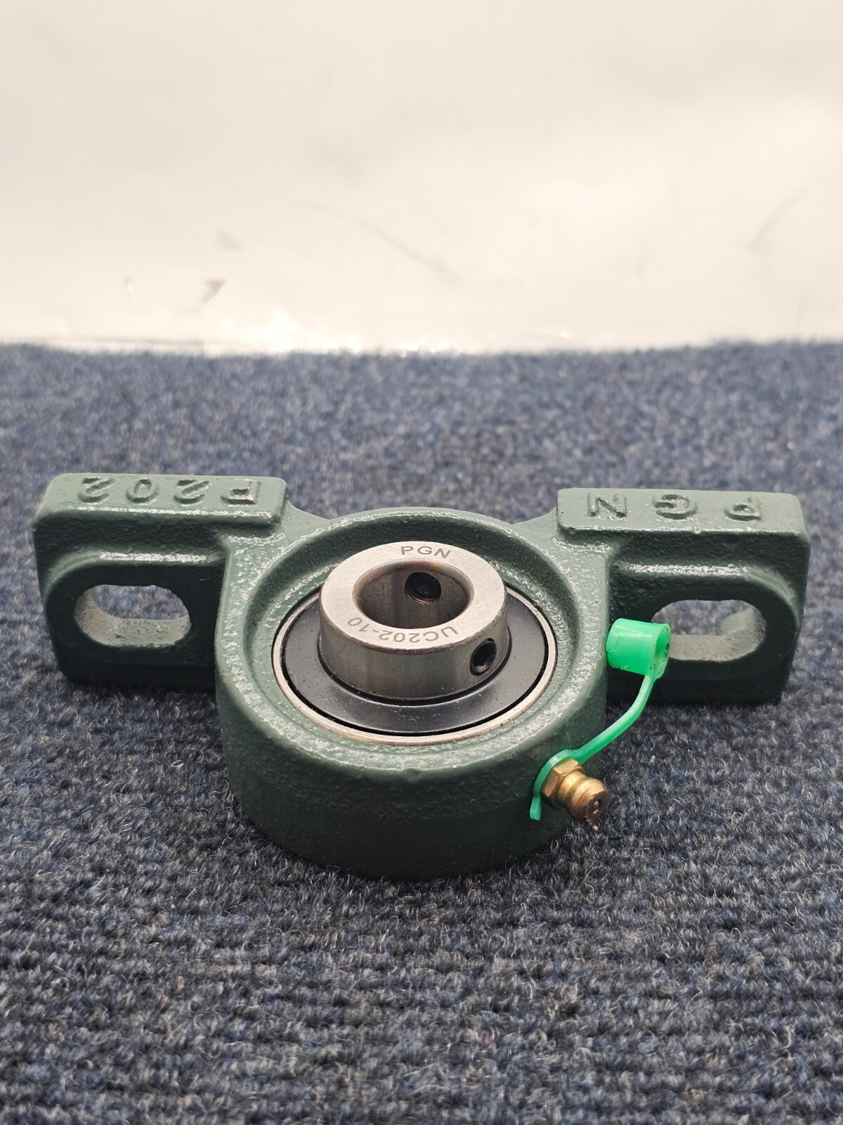 (QTY 2) PGN P202 /UC202-10: BLOCK BEARING 5/8″ BORE CAST IRON CAGE