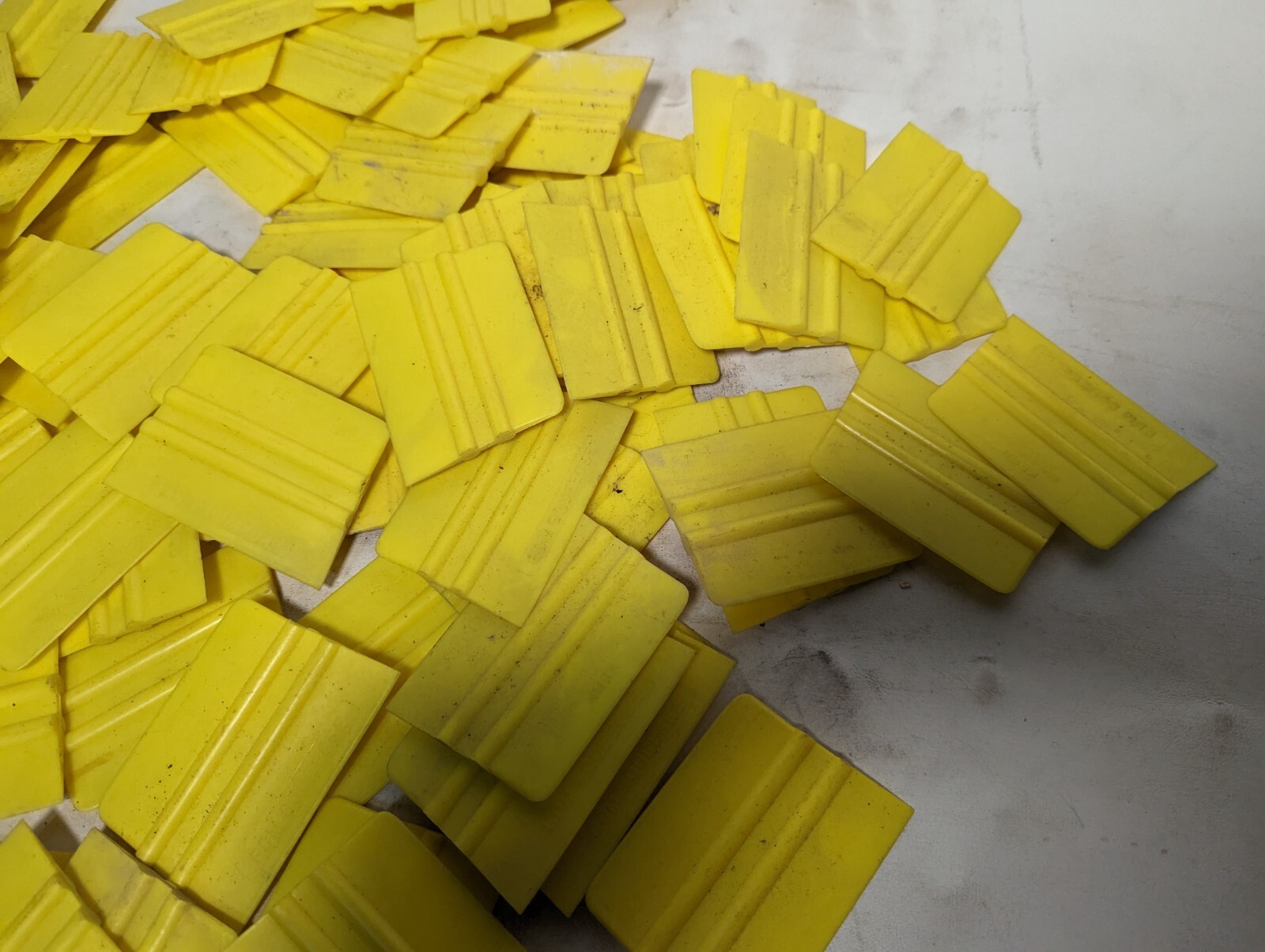 Lot of Kern EDM squeegees, 4 in x 3 in, as pictured
