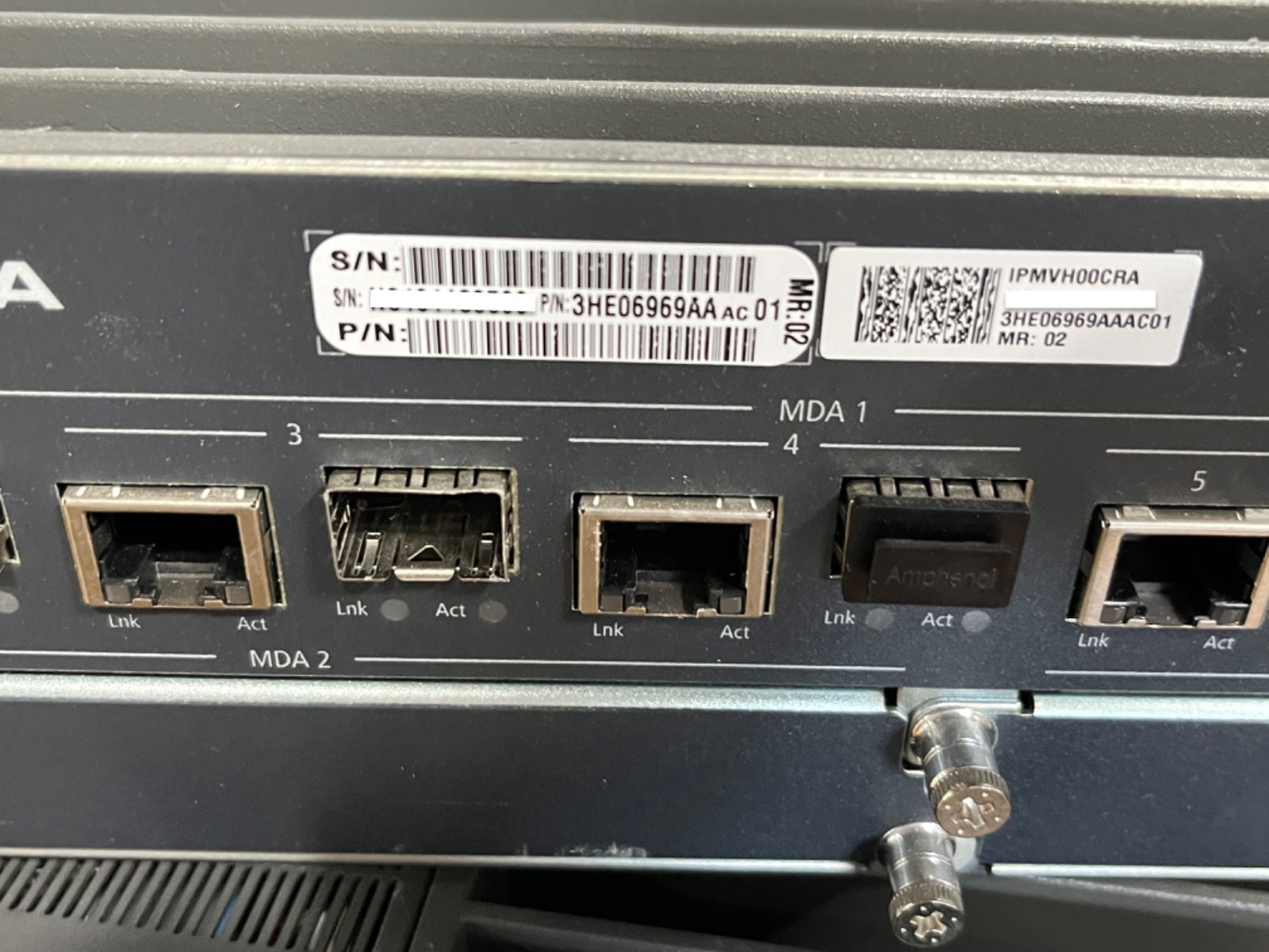 Tested Alcatel-Lucent/Nokia 7705 SAR-H Service Aggregation Router 3HE06969AA