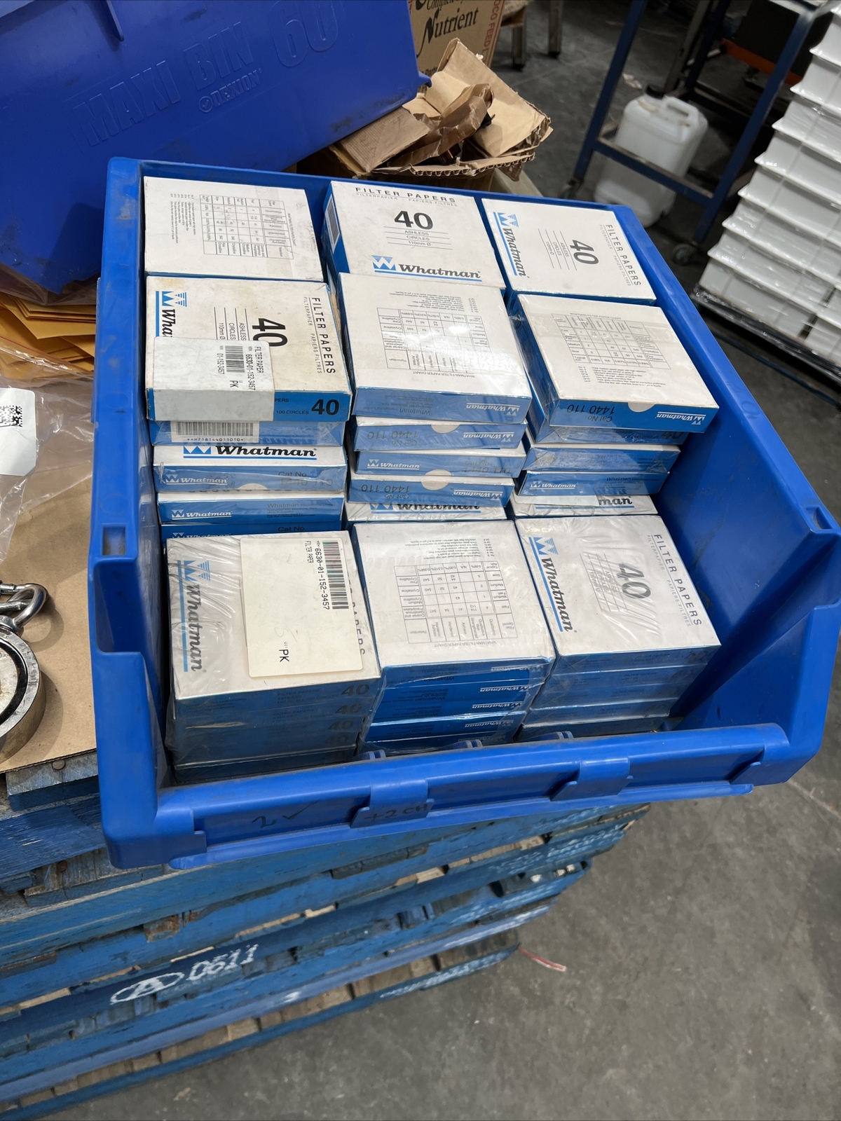 Qty 5 Whatman Chemical Filter Papers 40 Pack 110mm cat no 1440 110mm o x 100 cir