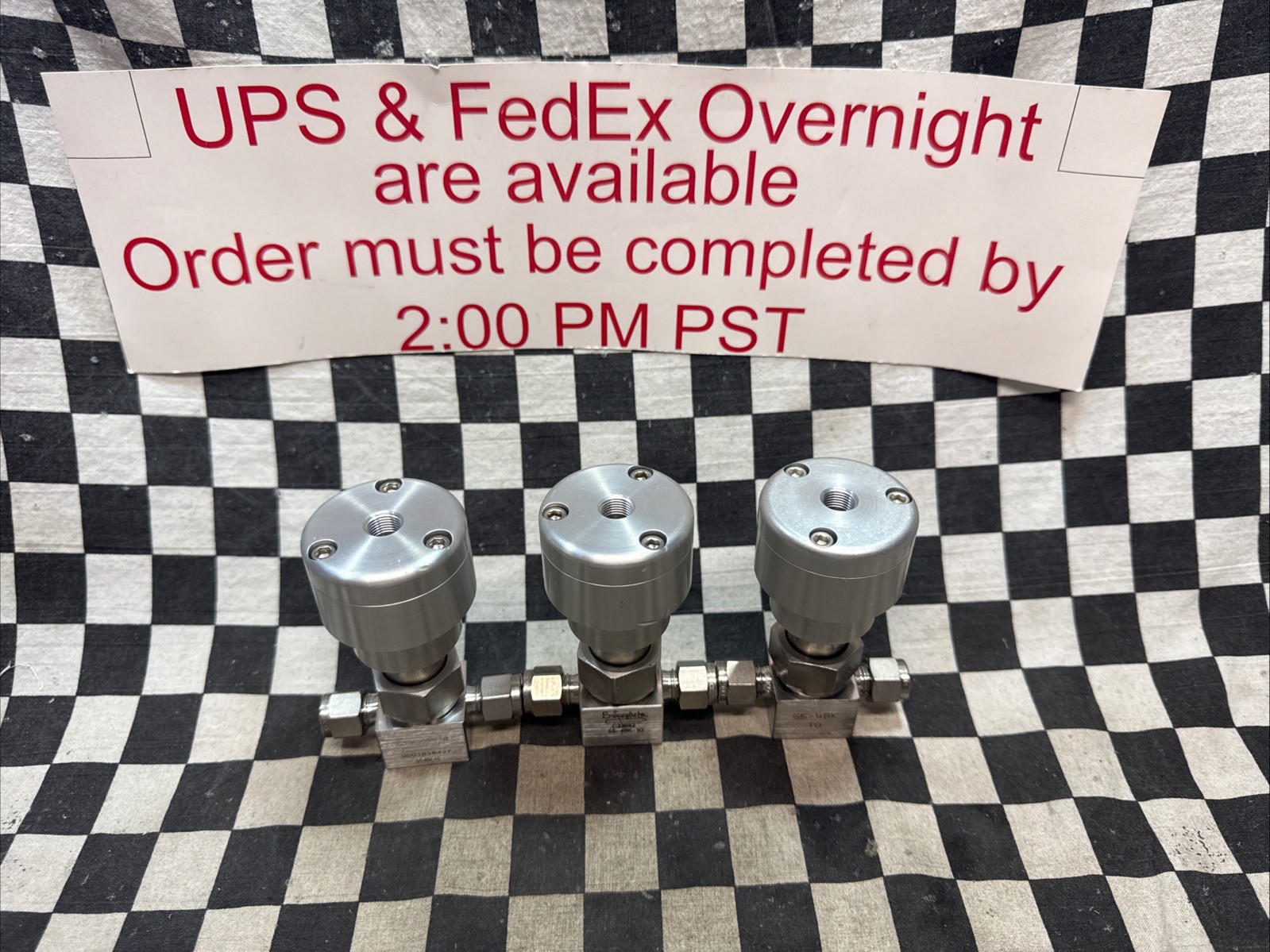 Nupro Bellow Valve 1/4″ Tube, SS-4BK-10, SS4BK10, Shipsameday #ZE21