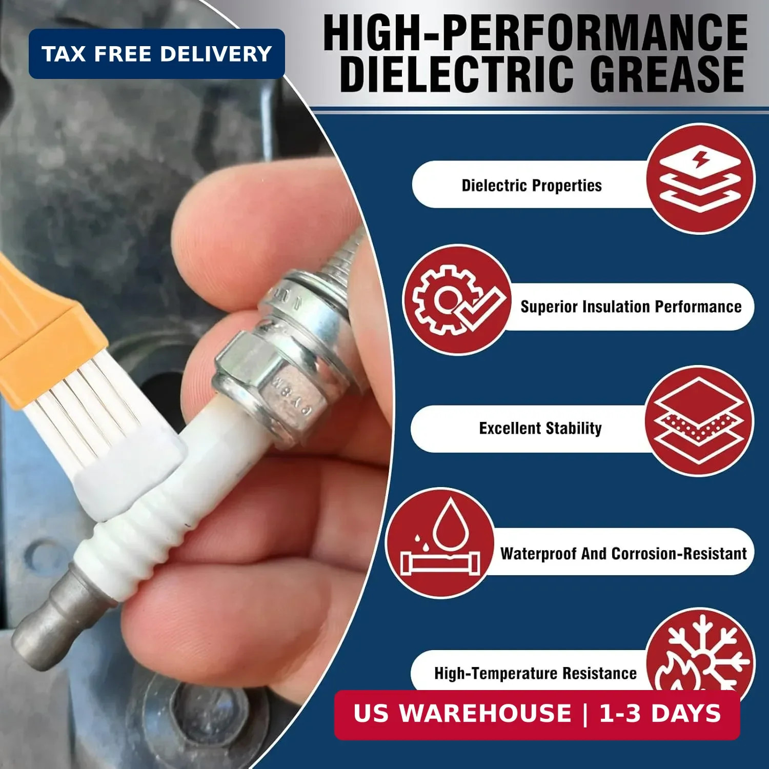 AstraVox Silicone Dielectric Grease for Electrical Connectors Automotive, Dialec