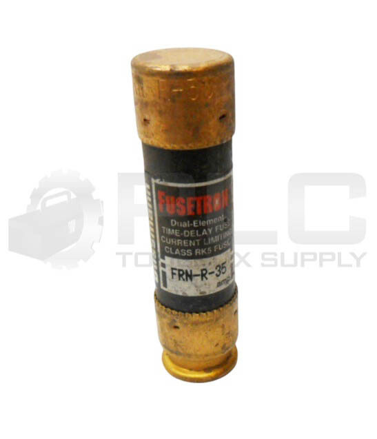 LOT OF 17 BUSSMANN FRN-R-35 TIME DELAY DUAL ELEMENT FUSE 35A 250VAC
