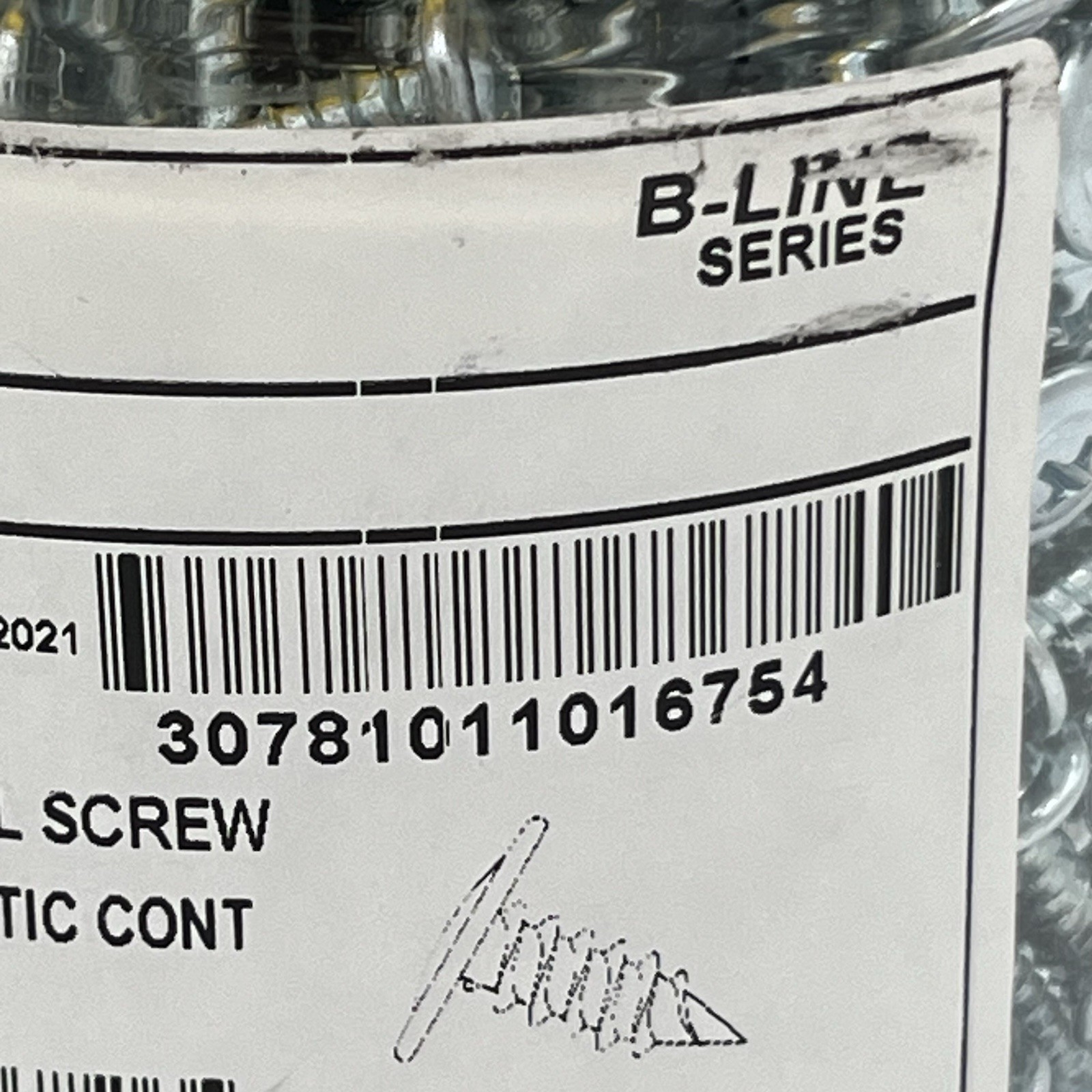 NEW!! 1000 Count Eaton Zinc Plated #8 x 9/16″ Sheet Metal Screws B-Line – BWHS-9