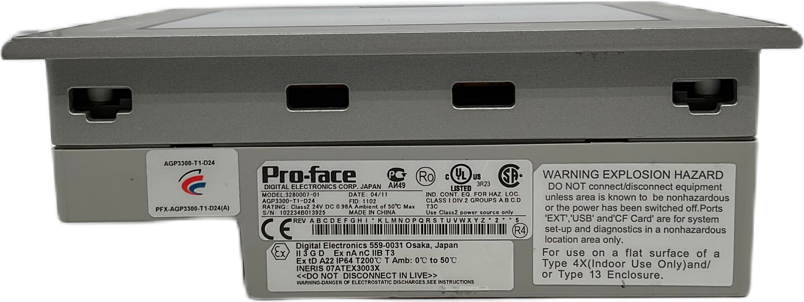 Pro-face AGP3300-T1-D24 Operator Panel 5.7in Touchscreen HMI Panel