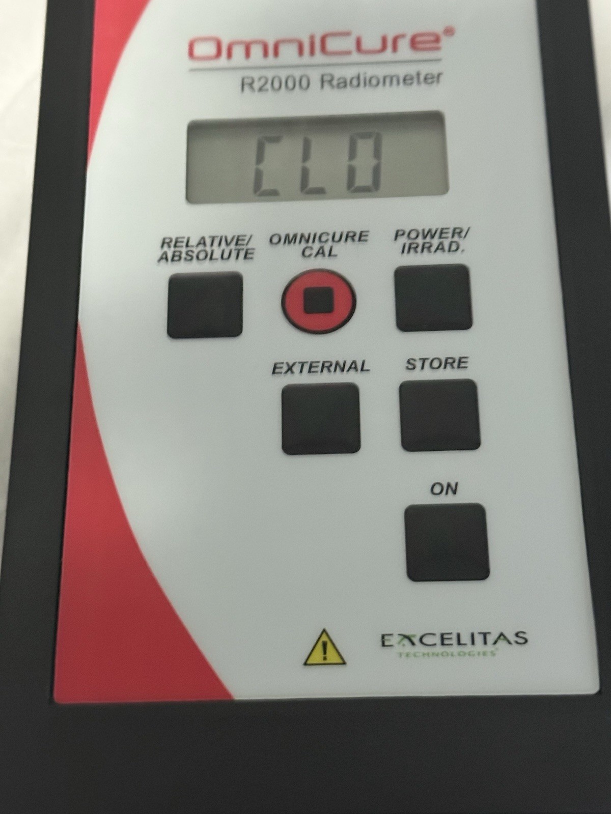 OmniCure R2000 Radiometer Excelitas W/ 8mm 5mm 3mm Adapters, Brand New Battery
