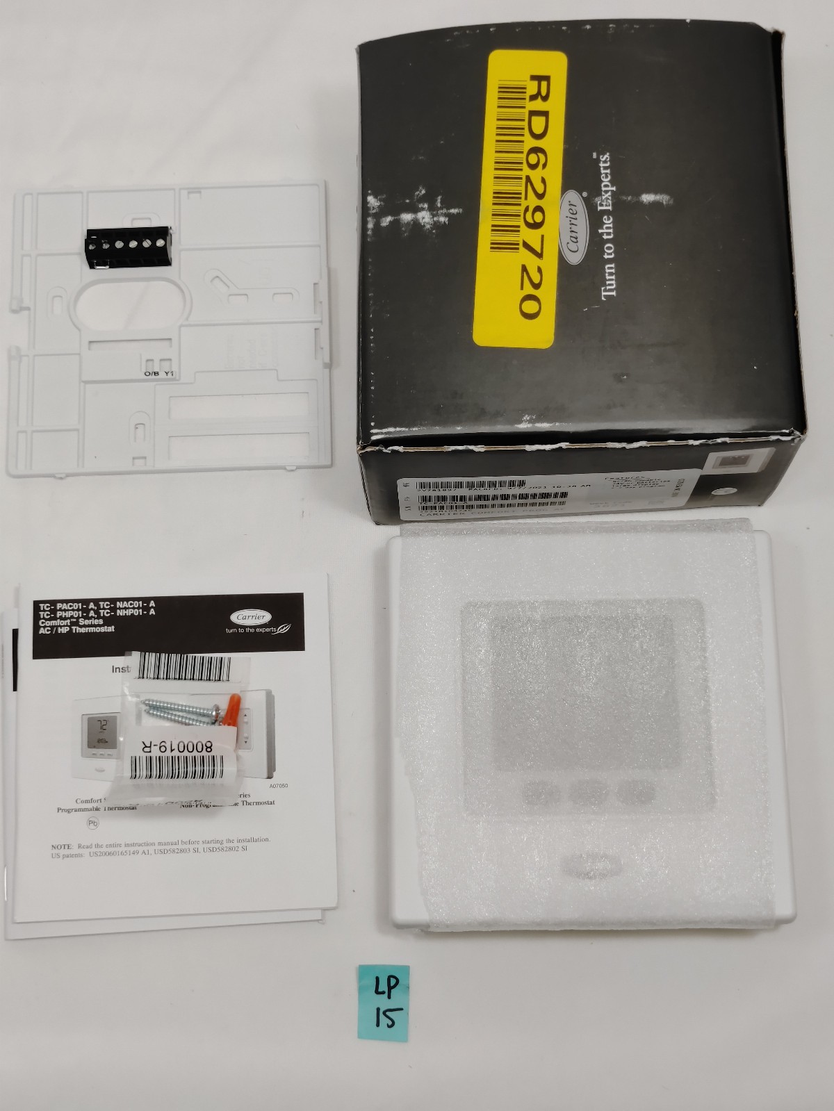 Carrier TC-PAC01-A Comfort Programmable Touch-N-Go Thermostat