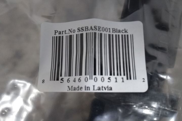 Wavian 2239C 10 Pk 10-1/2 In Length Black Rigid Spout