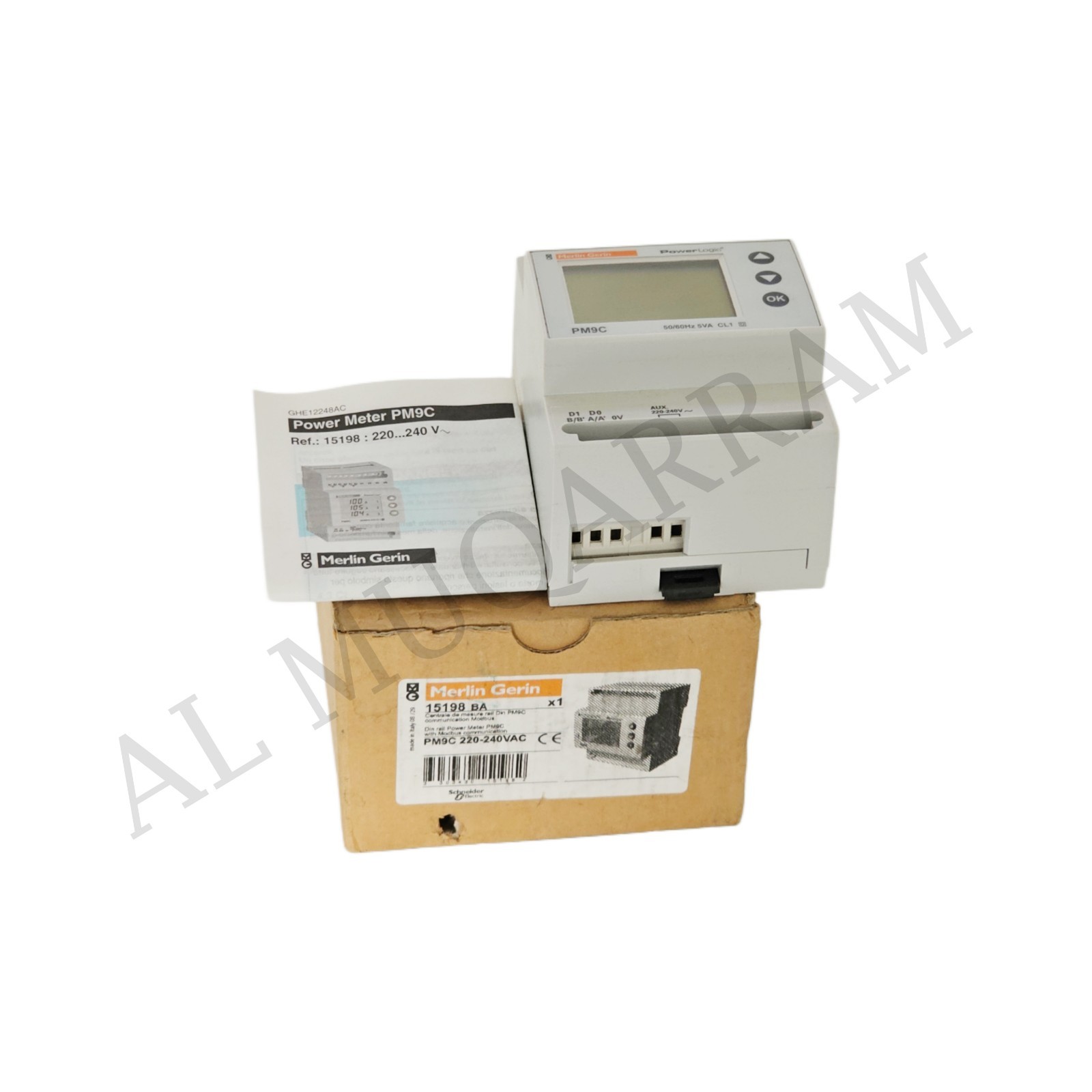 Schneider Electric PowerLogic PM9C Power Meter Merlin Gerin 15198BA 220-240VAC