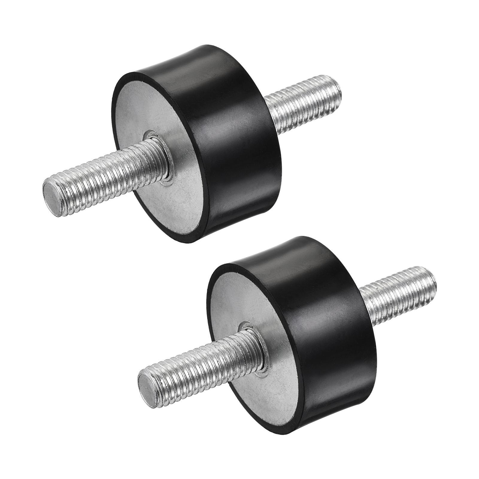 2pcs M10 Rubber Mounts Male Shock Absorber for Motor Generator 40mm x 20mm