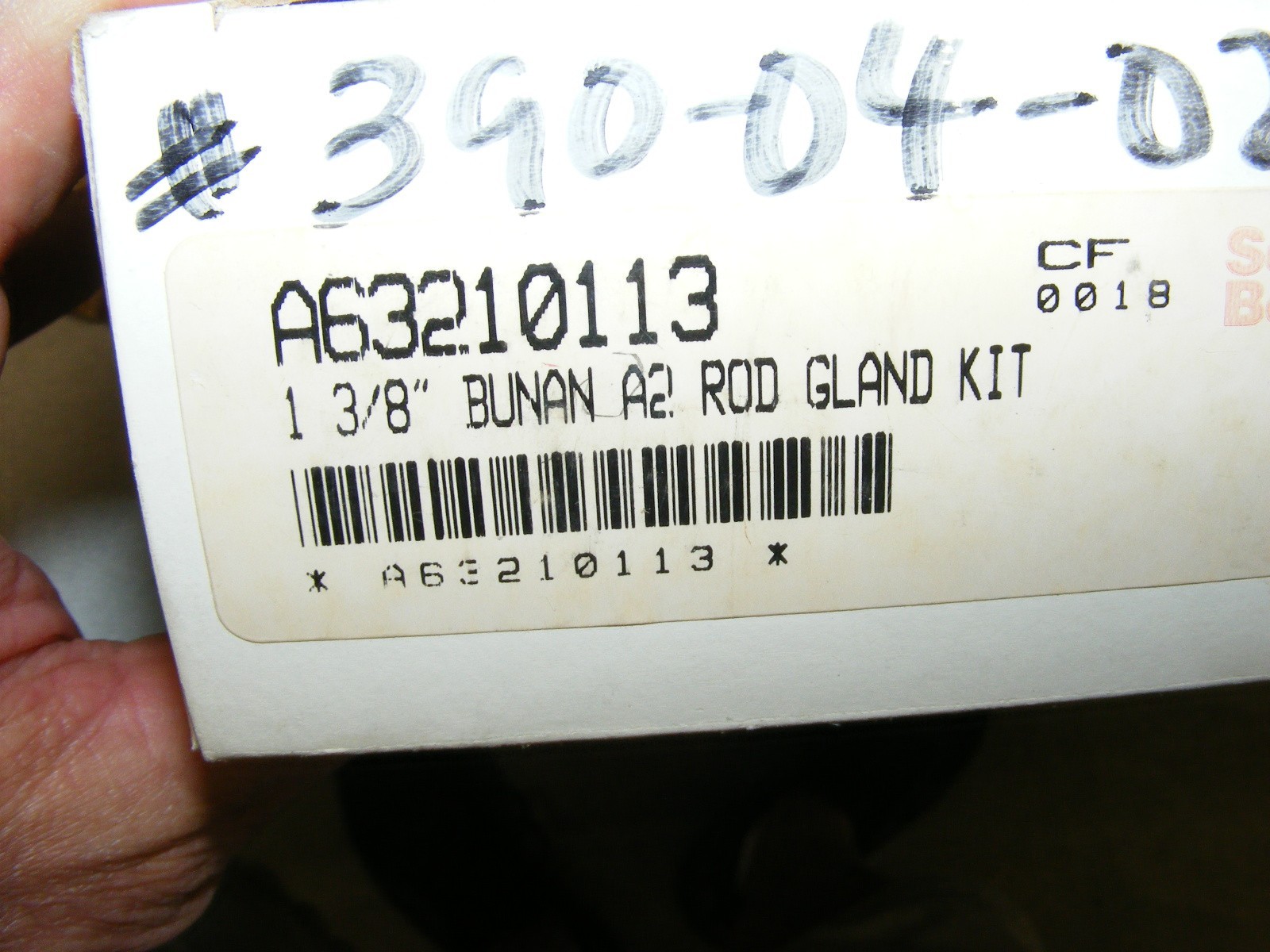 Schrader Bellows A63210113 Rod Gland Cartridge Seal Kit 1 3/8″