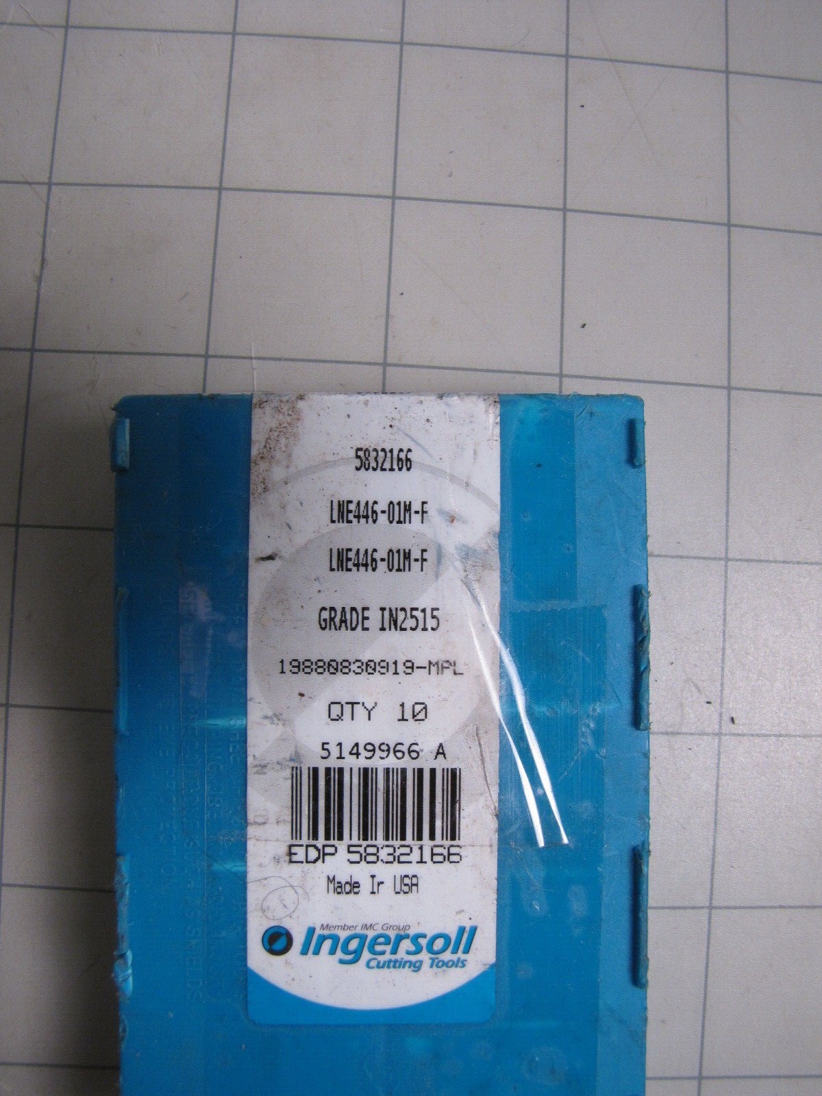 10-pack Cutting Tool Inserts 5832166 / LNE446-01M-F IN2515 NEW