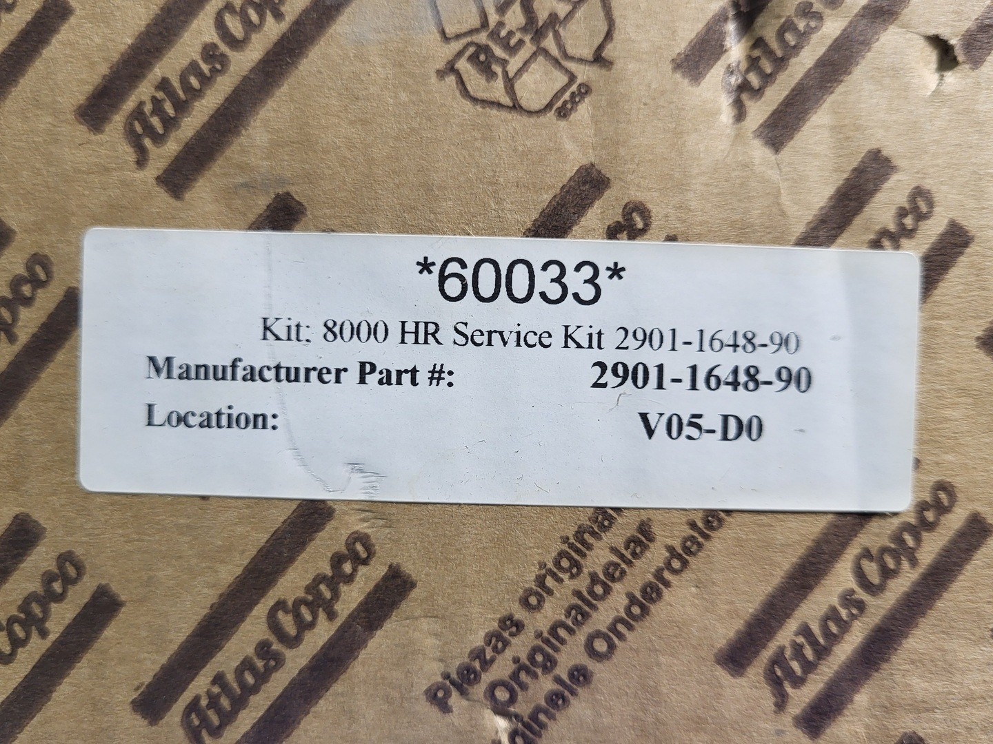 Atlas Copco Filter 800 HR Service Kit 2901-1648-90