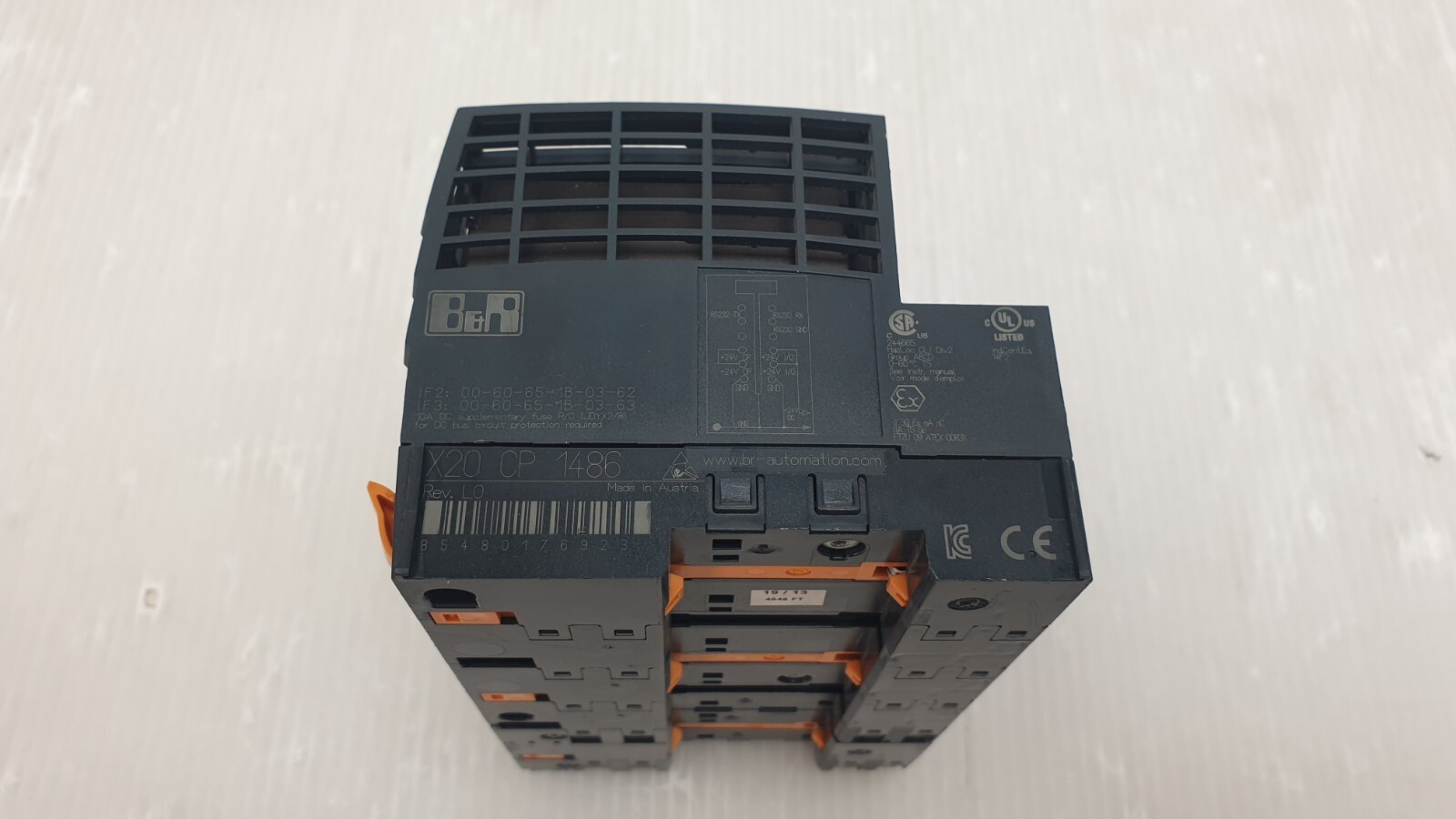 B&R X20 CP 1486 Rev L0 – Central Processing Unit – Excellent Condition