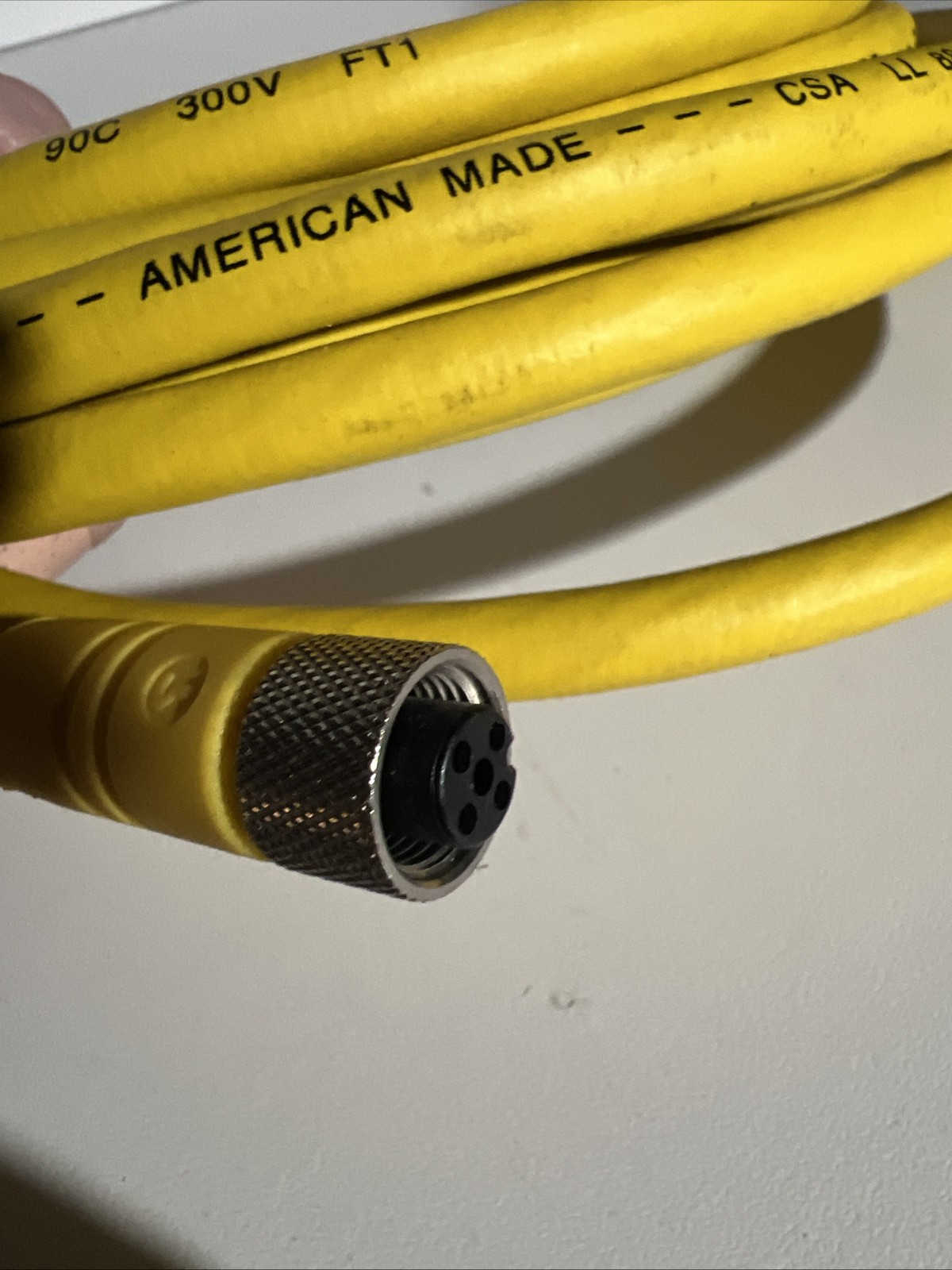 lumberg RKT4-629/5M FeMale 18/4 4-pin Sj00 Wire Cable Connector Automation See P