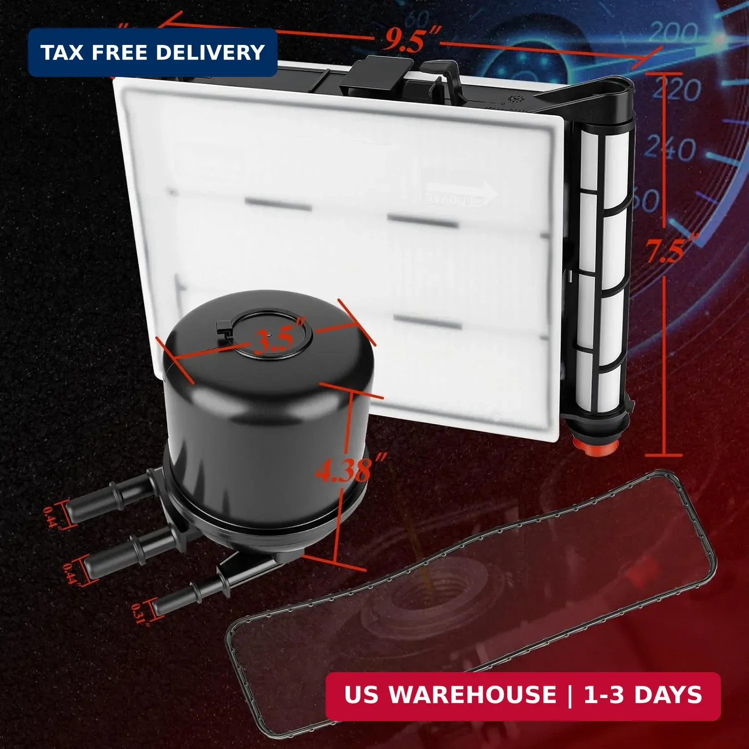iFJF FD4625 6.7L Fuel Filter for F250 F350 F450 F550 F600 F650 F750 Super Duty 2