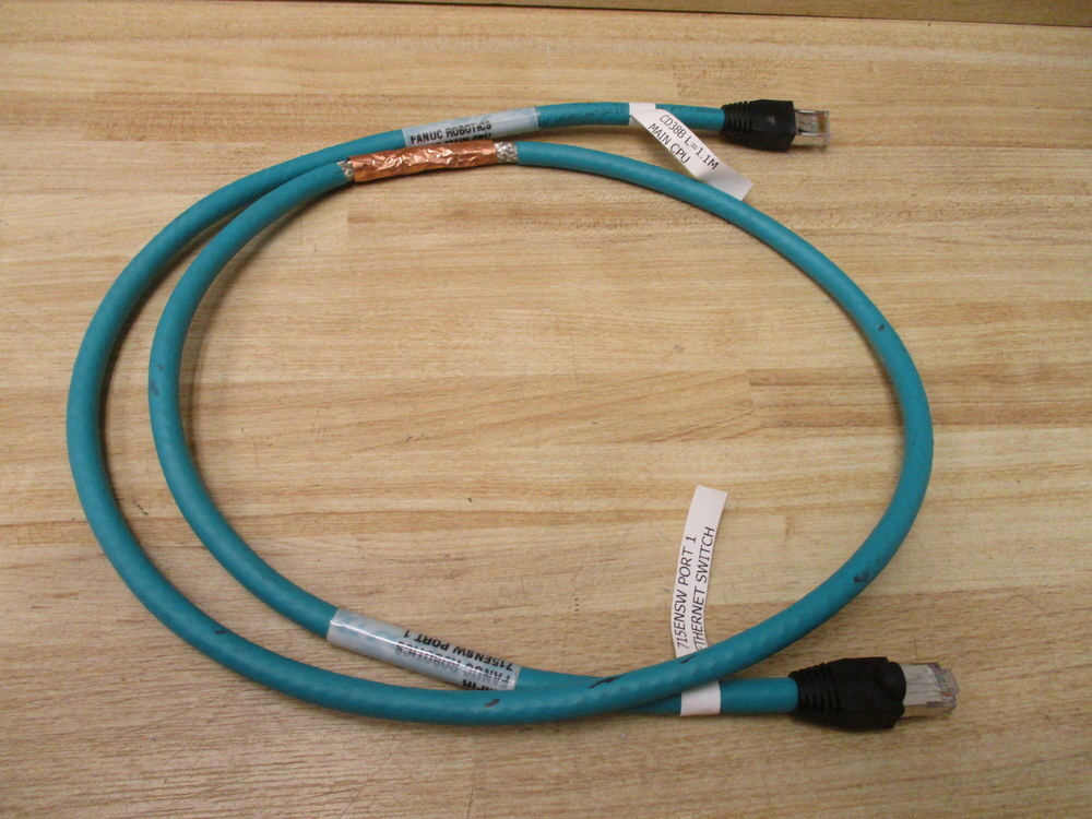 Fanuc EWS-9675-M1.1 Ethernet Cable EWS9675M11 Industrial Cat 5 (Pack of 3)