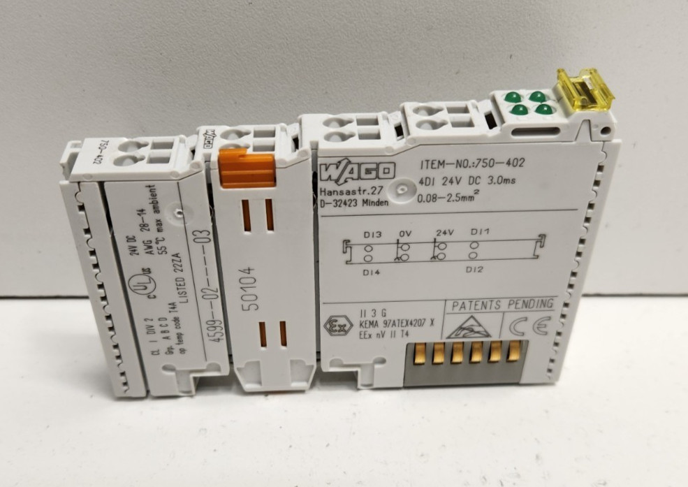 NEW NO BOX! WAGO 24V DIGITAL INPUT MODULE 750-402