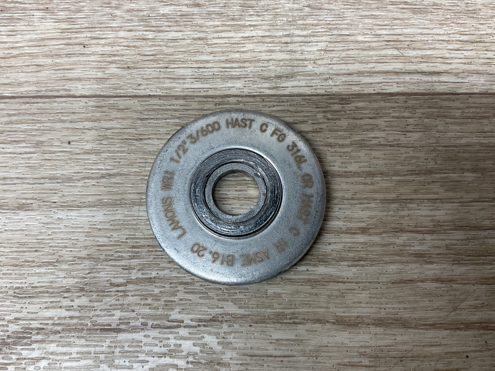Lamons Spiral Wound Gasket WRI 1/2” 316L 3/600 IR ASME B16.20 #27C27*QC