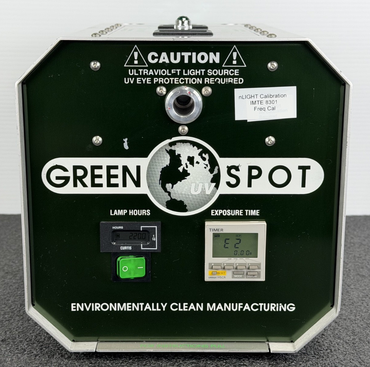 American Ultraviolet Green Spot UV Spot Curing System