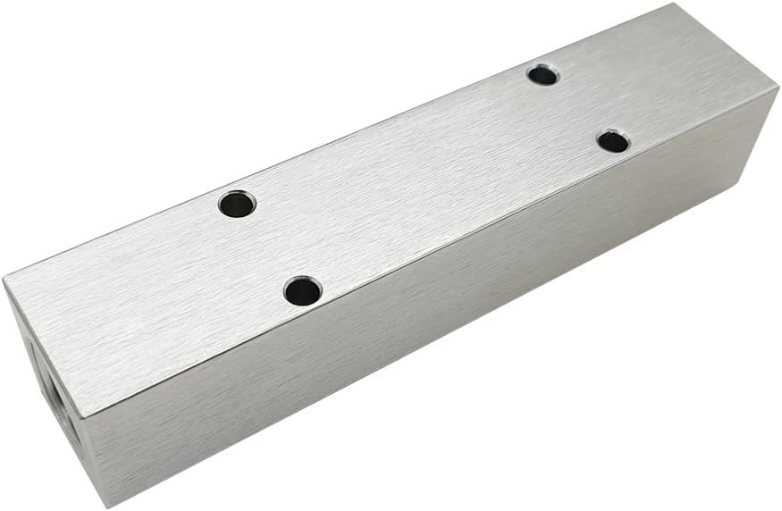 4 Way 6 Port Air Manifold 1/2″ NPT Supply Port 1/4″ NPT Outport with Mounting Ho