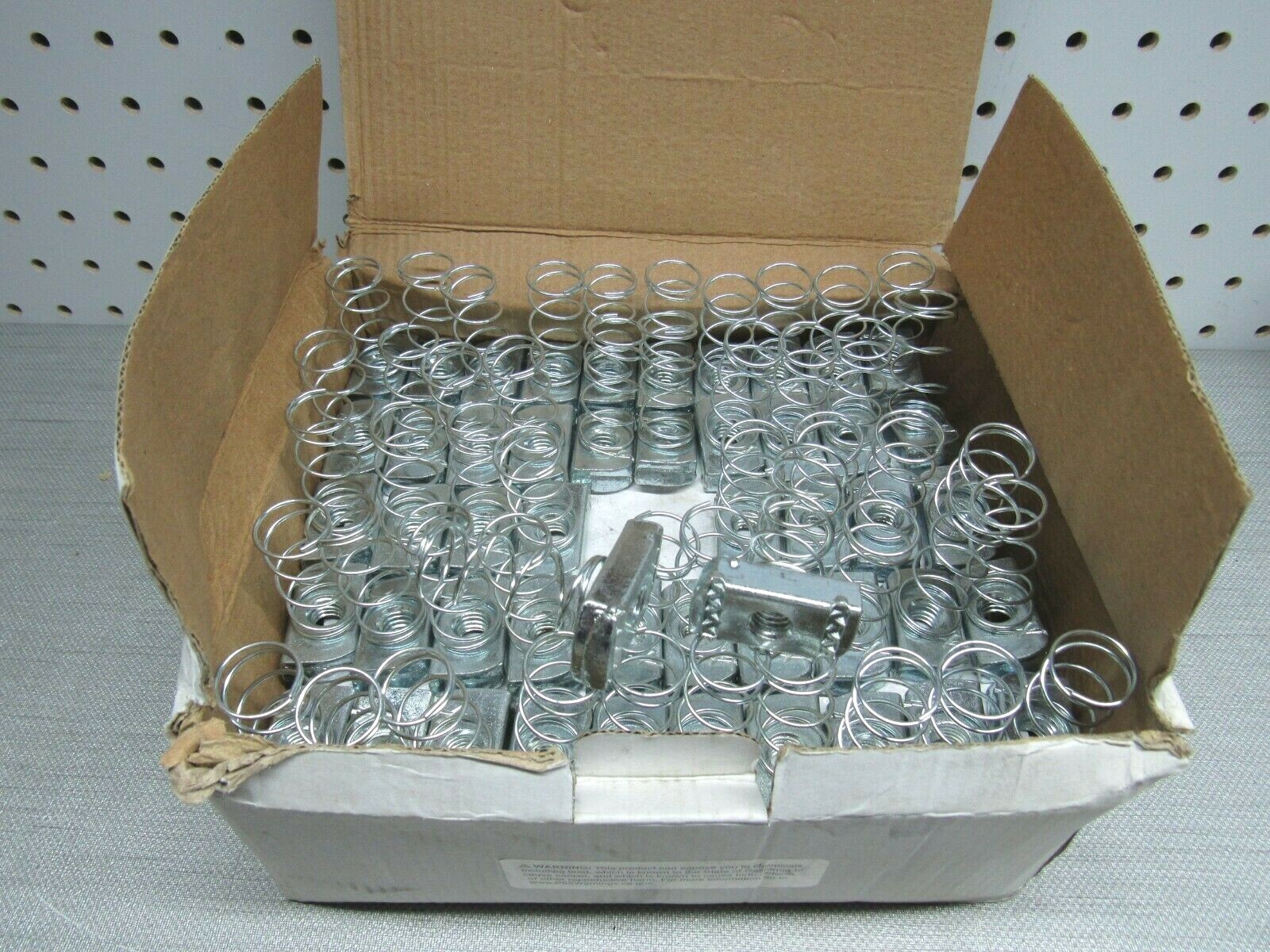 Minerallac SN025EG Spring Nut 1/4”Thick Lot of 100