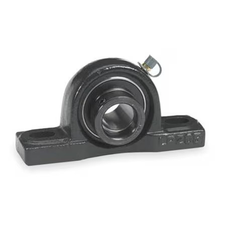 Dayton 3Fct7 Pillow Block Bearing, Cast Iron, Eccentric Locking Collar Locking,