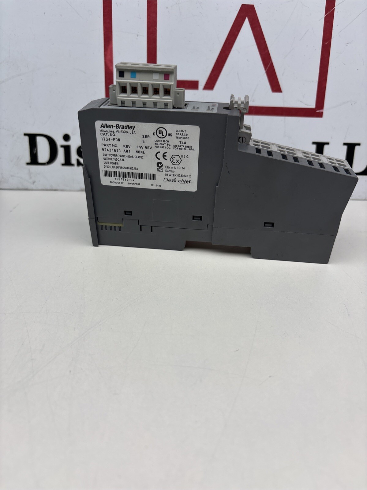 Allen Bradley 1743-PDN Interface Module DeviceNet Ser.B 96377272 WITH 1734-RTB