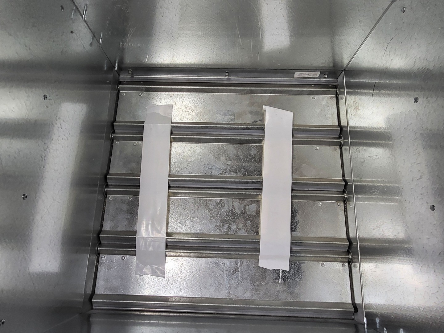 SURPLUS NEW GREENHECK HPR-12024X24 24″ x 24″ Backdraft Damper w/ Exhaust Hood &