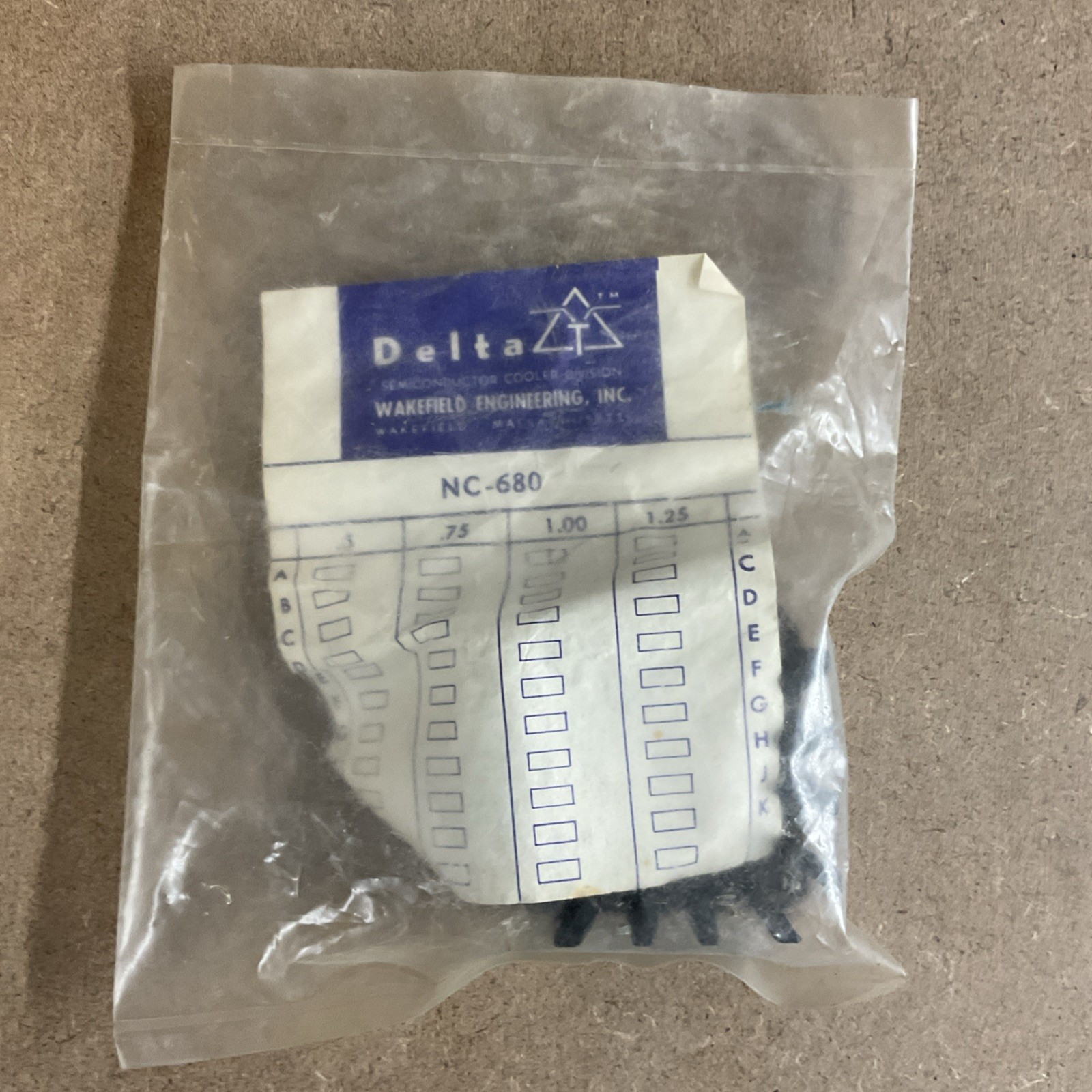 Delta Wakefield Engineering Semiconductor Cooling NC-680