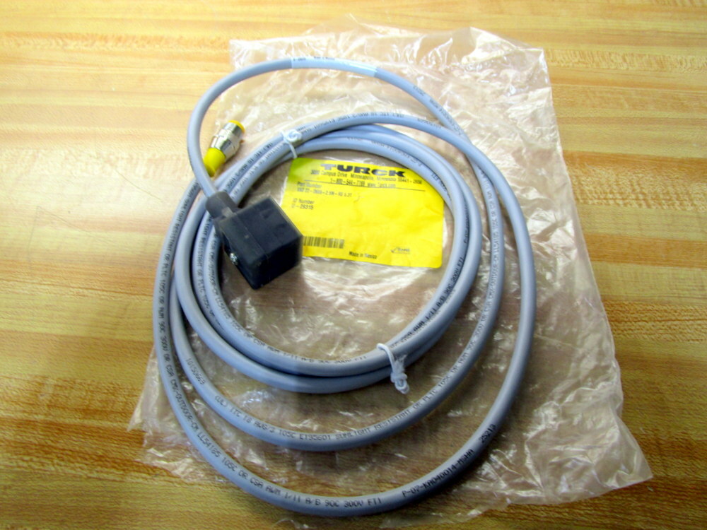 Turck VAS 22-D669-2.5M-RS 5.3T Cable U-29315