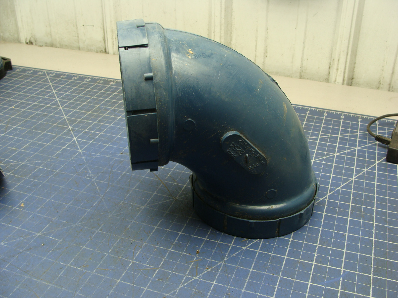 GEORGE FISCHER FUSEAL CORROSIVE WASTE 1/4 BEND SHORT SWEEP 90° ELBOW 526254