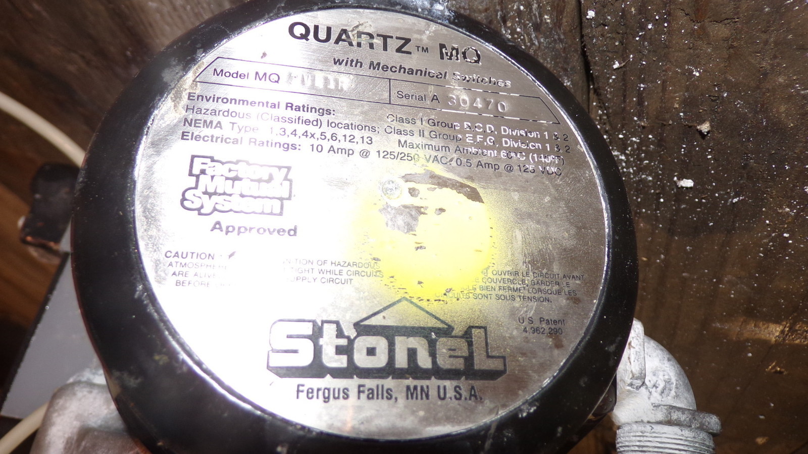 Stonel Quartz MQ w/ Mechanical Switch MQ2VE1R *FREE SHIPPING*