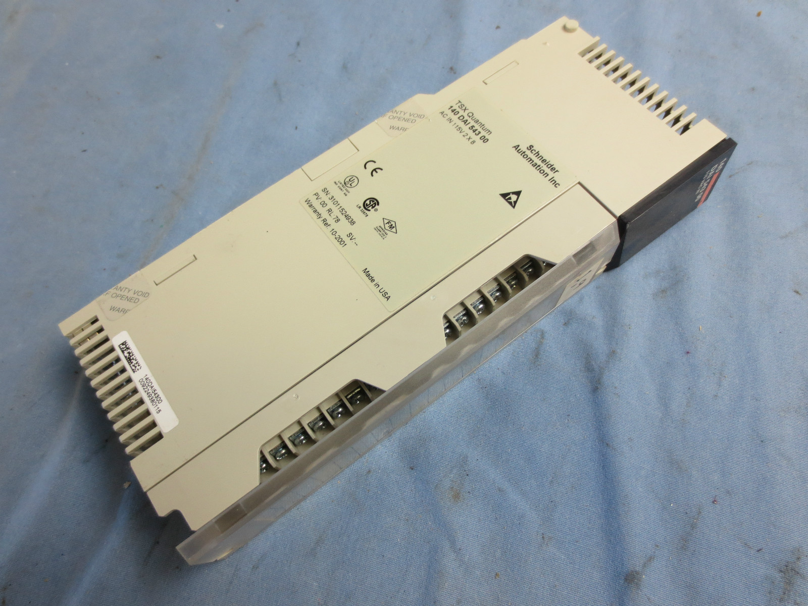 SCHNEIDER MODICON 140 DAI 543 00 – 115VAC INPUT MODULE – NO TERMINAL STRIP