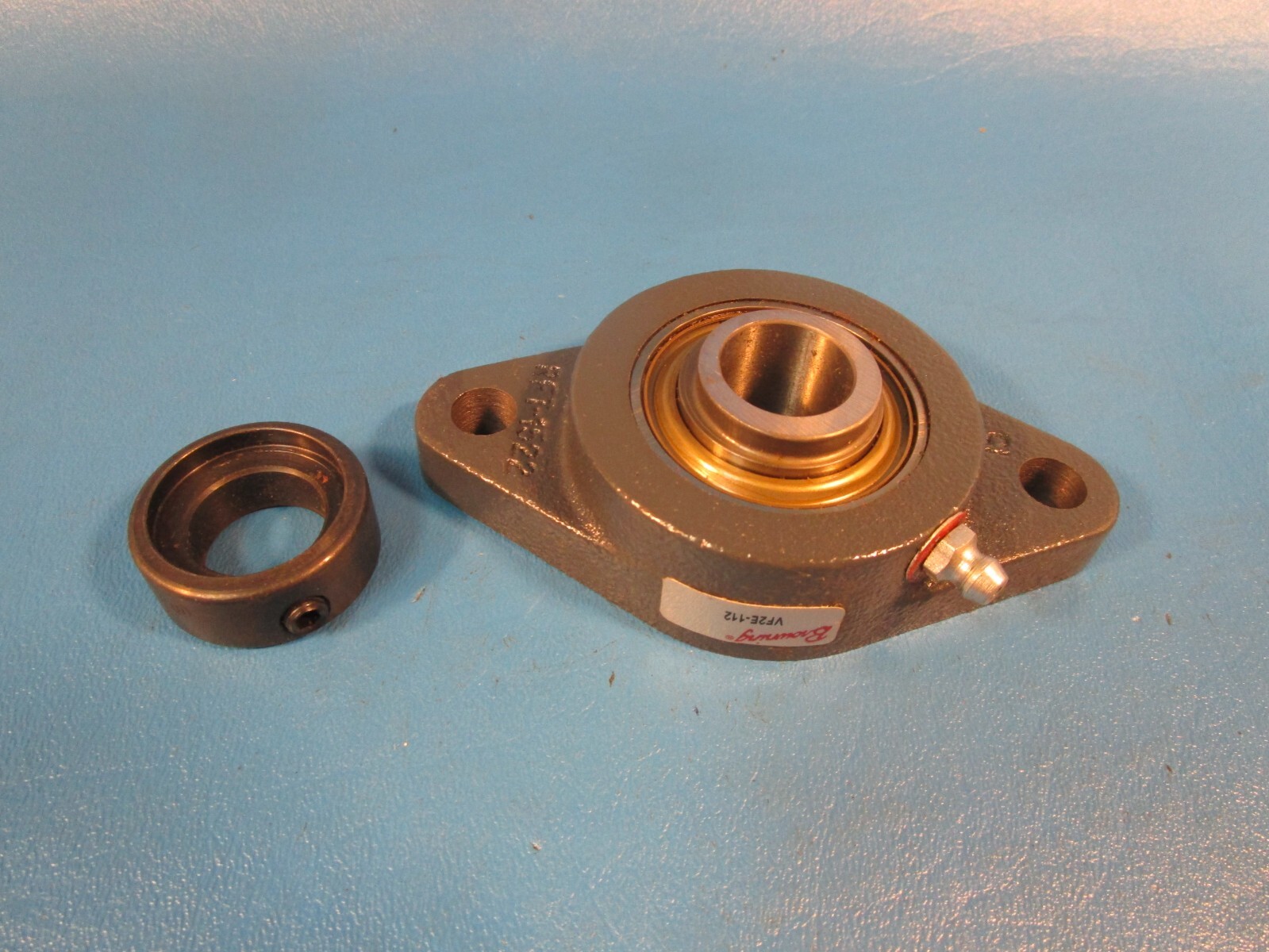 BROWNING VF2E-112, 2-Bolt Flange-Mount Ball Bearing Unit, 3/4 in Bore, Eccentric