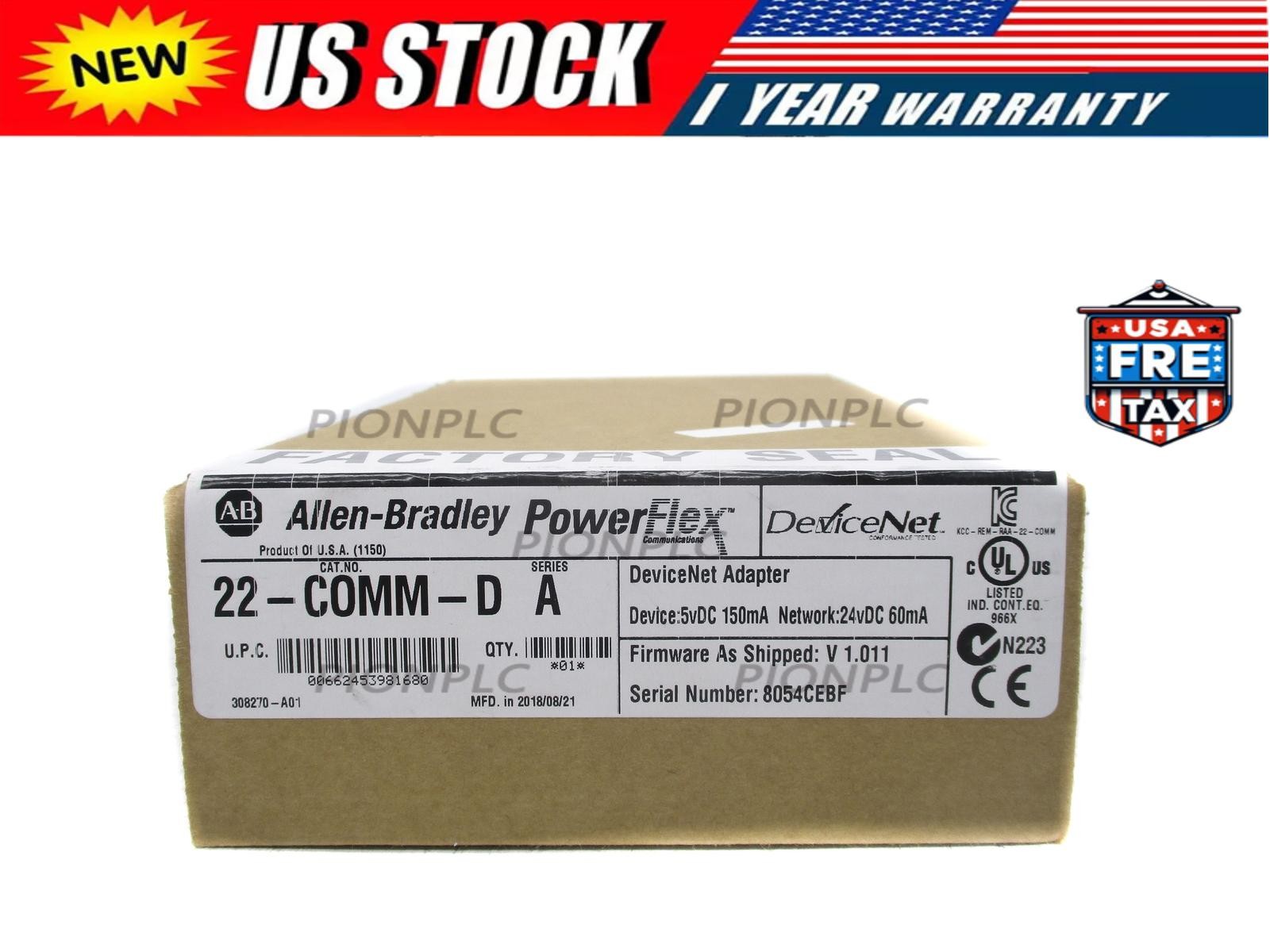 ALLEN BRADLEY 22-COMM-D SER. A F/W 1.011 DATE: 2018 NSFS