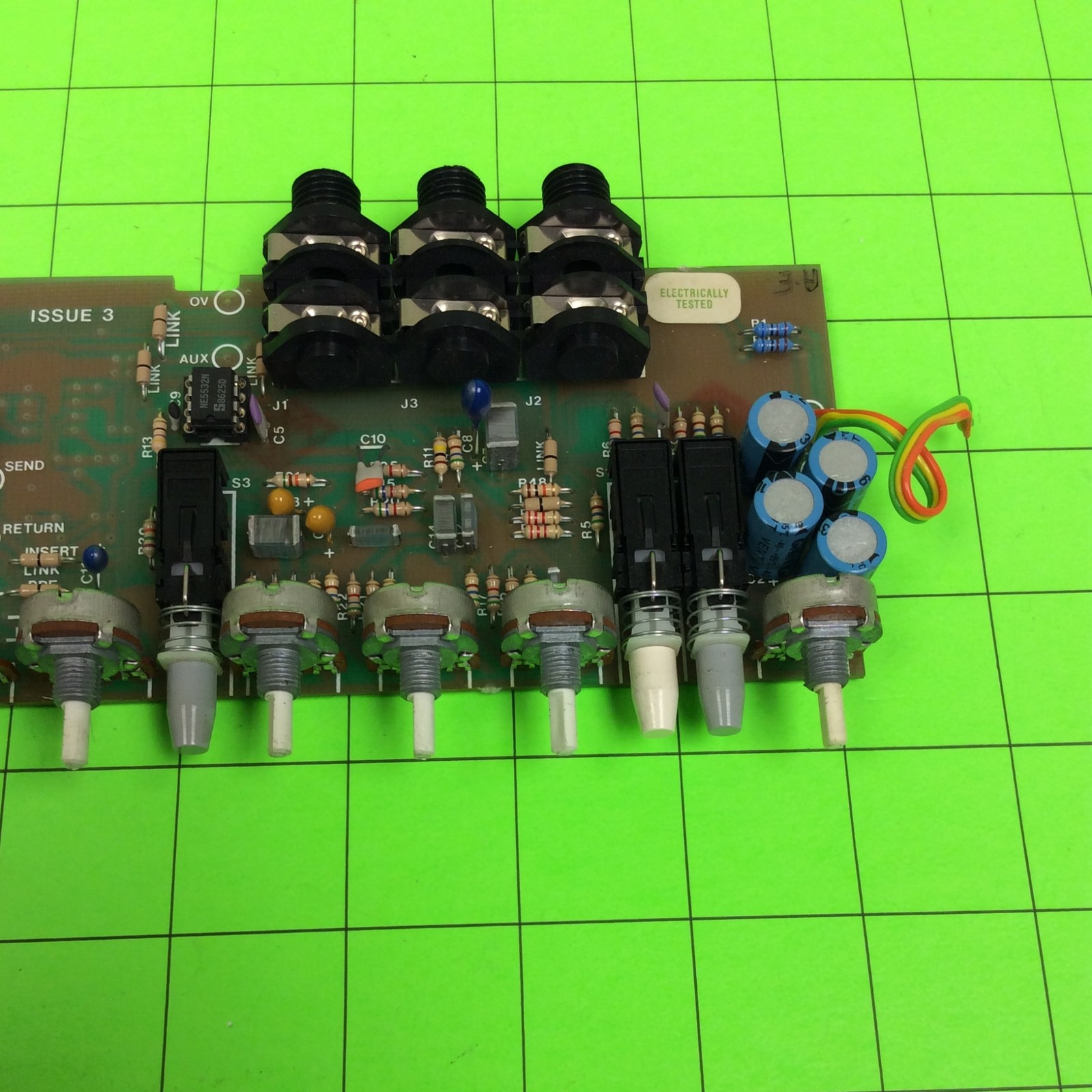 Hill MM1X Audio Mixer Subgroup Board (3 Port)