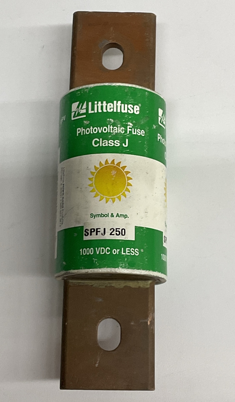Littelfuse spfj-250 Class J Photovoltaic Fuse 250 Amp 1000 vdc or Less