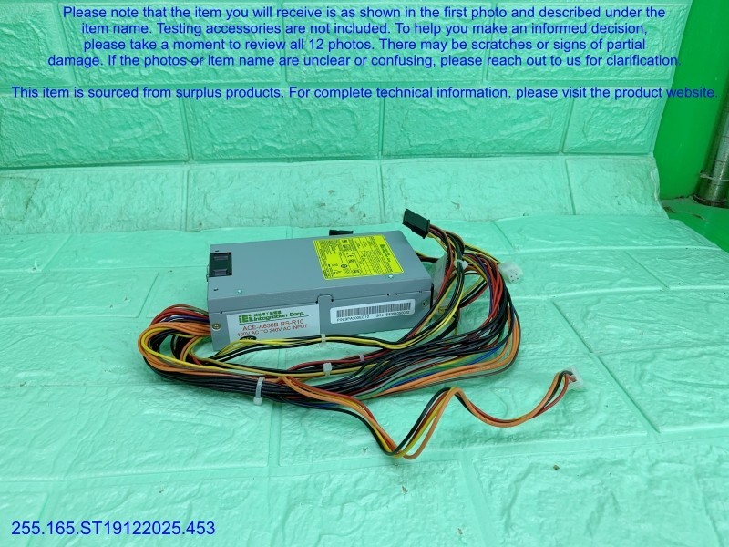 iEi ACE-A630B-RS-R10 Power Supply as in photos, sn:0022, DHL