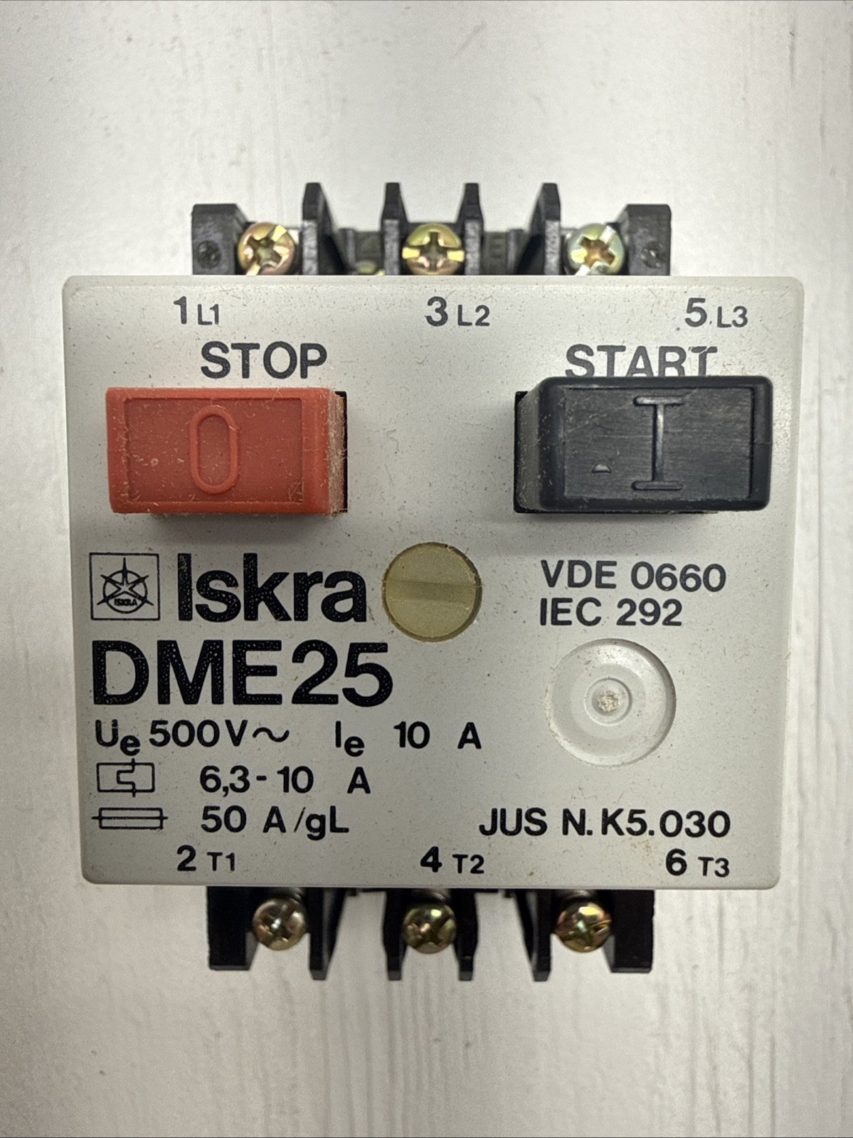 ISKRA DME25-6.3A 500V 4-6.3A NSNP