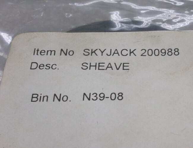 SKYJACK SHEAVE 200988 #252CC