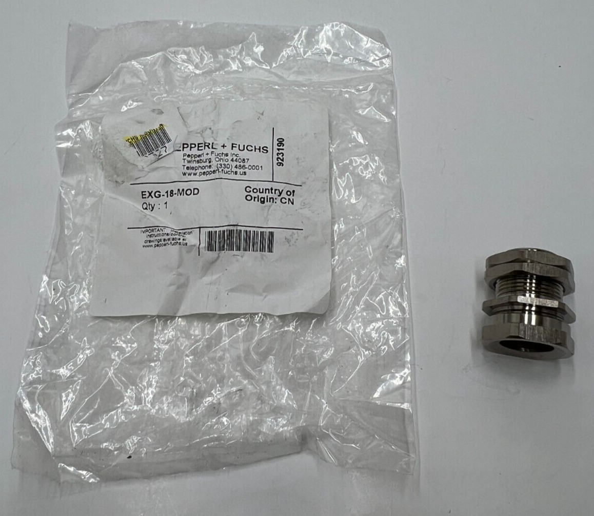 (QTY5) Pepperl Fuchs Mounting Aid Threaded Pipe Clamp For M18 Sensor EXG-18-MOD