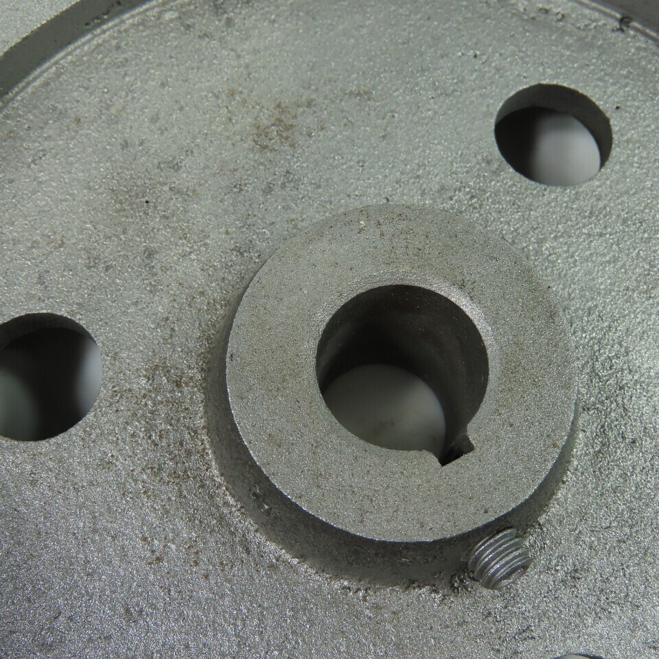 Cast Iron Double Sheave Pulley 5V 38Degree 7″&7-1/2″ OD 7/8″ Bore