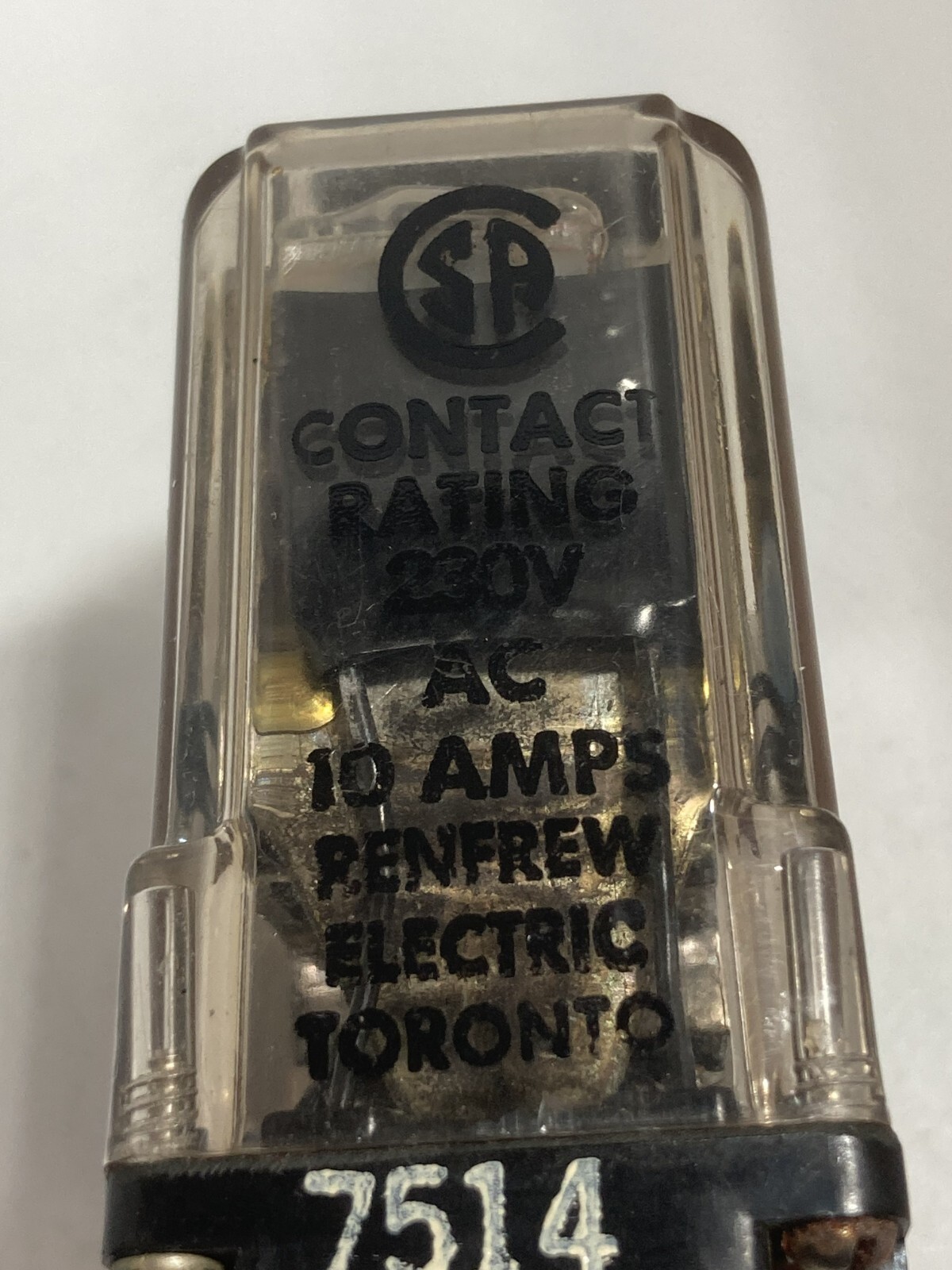 STRUTHERS DUNN 219FXXPLM RELAY 115V 60HZ 230V CONTACT RATING 10A